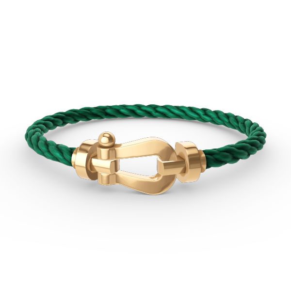 Aura FORCE LARGE HORSESHOE NO DIAMOND BRACELET GOLD