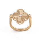 Aura CLOVER RIVERSIBLE ROSE GOLD RING