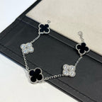 [Aura ]New CLOVER 5 MOTIF ONYXS BRACELET COLLECTION