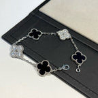 [Aura ]New CLOVER 5 MOTIF ONYXS BRACELET COLLECTION