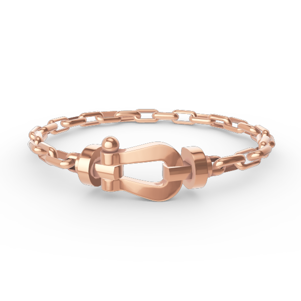 Aura FORCE LARGE HORSESHOE CLASP  METAL BRACELET