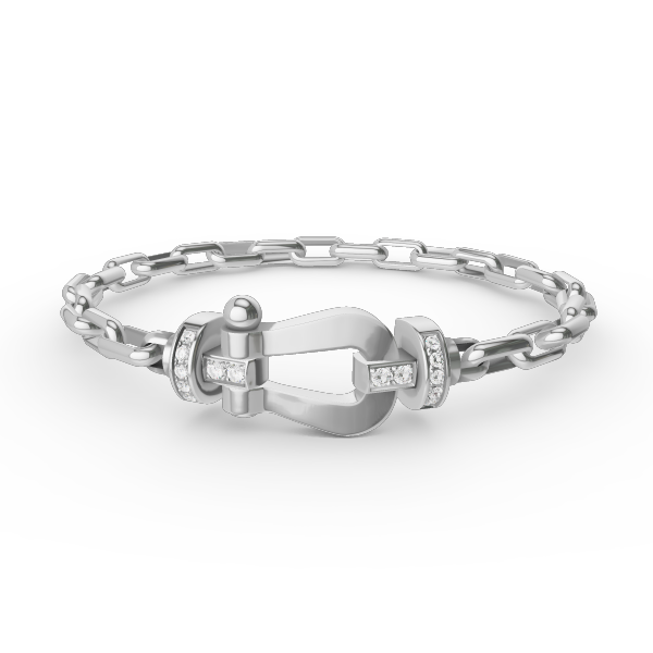 Aura FORCE LARGE HORSESHOE CLASP  METAL BRACELET
