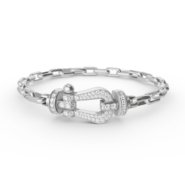 Aura FORCE LARGE HORSESHOE CLASP  METAL BRACELET