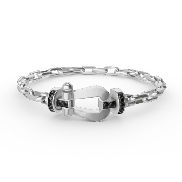 Aura FORCE LARGE HORSESHOE CLASP  METAL BRACELET