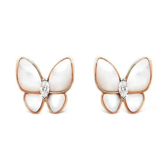 Aura BUTTERFLY MOP DIAMOND OHRRINGE