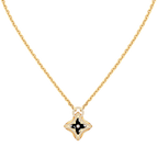 Aura STAR PEDANT PINK GOLD DIAMOND NECKLACE
