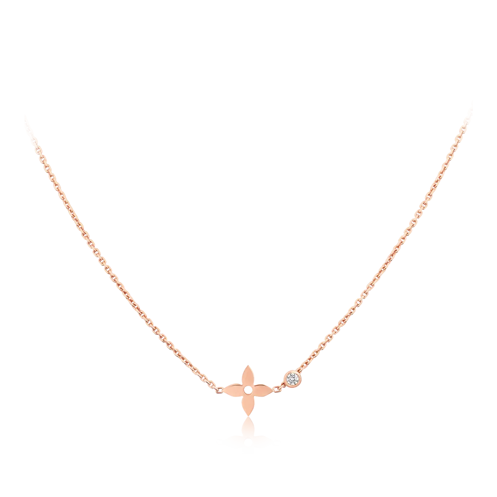 Aura BLOSSOM ANHÄNGER ROSÉGOLD UND DIAMANT