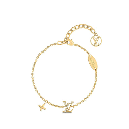 [⭐Aura ]LOGO STAR MOTIF GOLD BRACELET