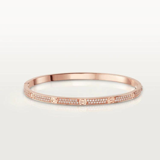 [⭐Aura ]LOVE BRACELET 3.65MM DIAMOND-PAVED