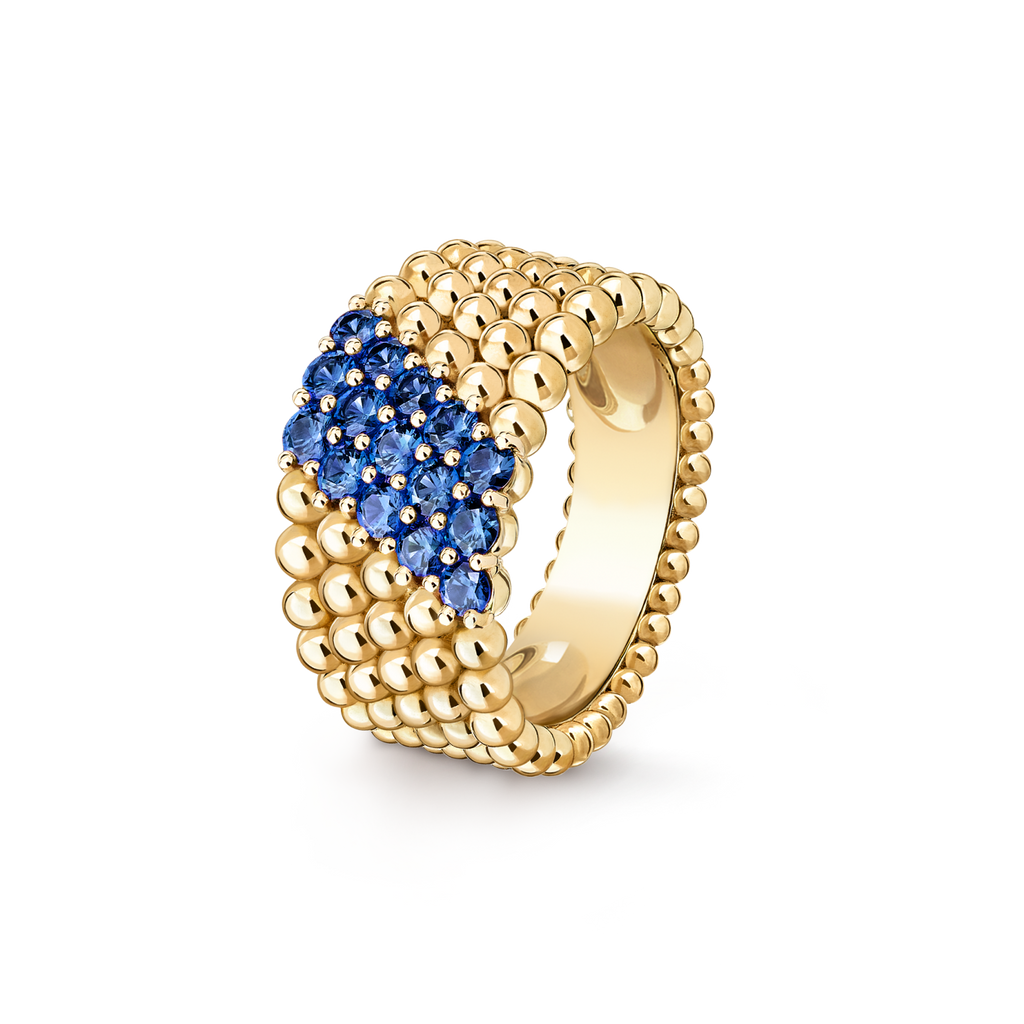 [Aura ]  PERLEE DIAMOND RING ,5-ROW DIAMOND-SET DESIGN