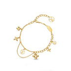 Aura BLOOMING PINK GOLD MOP BRACELET