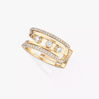 [Aura ] Move 10th Diamond Ring in Gold