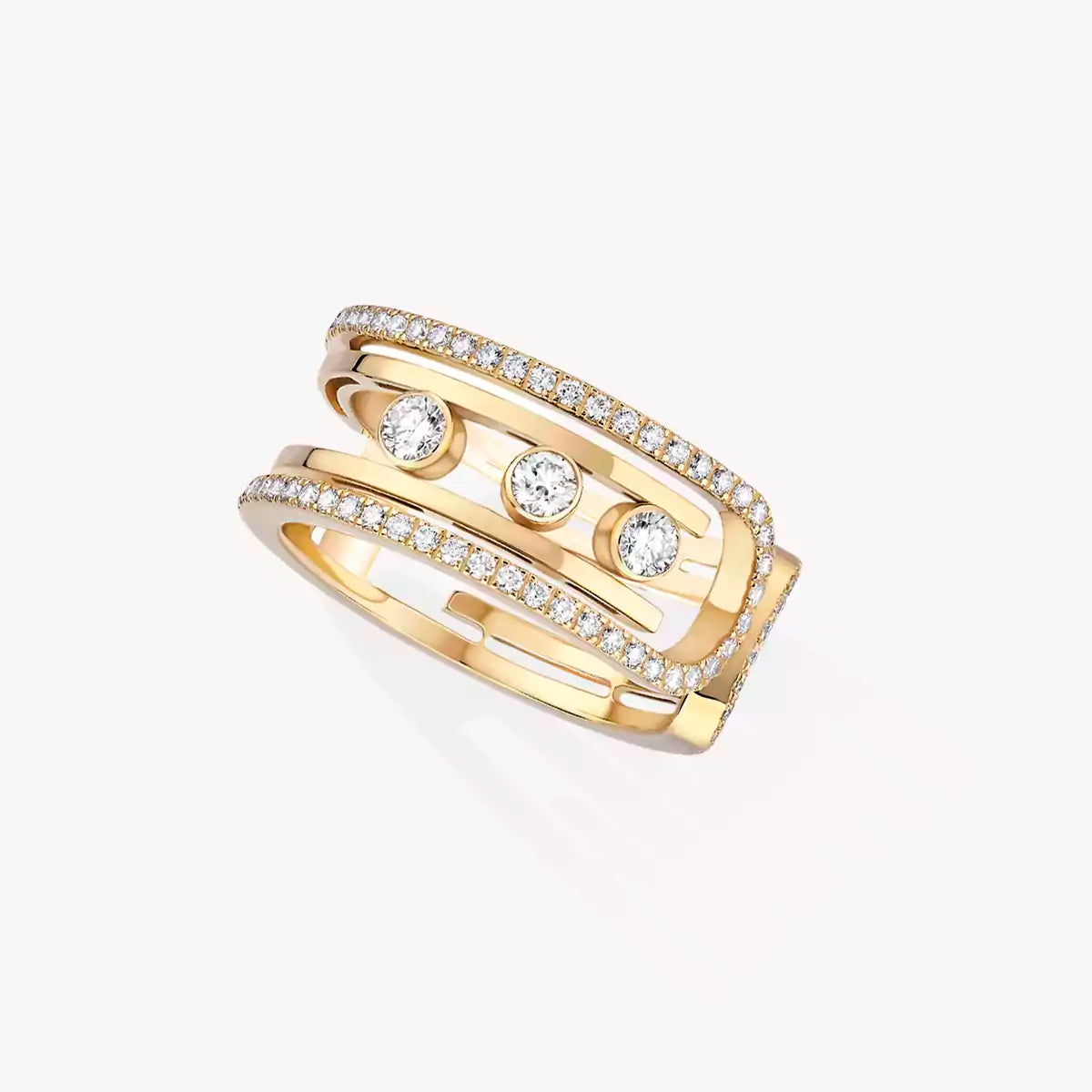 [Aura ] Move 10th Diamond Ring in Gold
