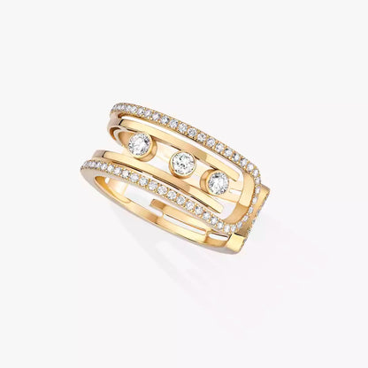 [⭐Aura ]Move 10th Diamond Ring in Gold