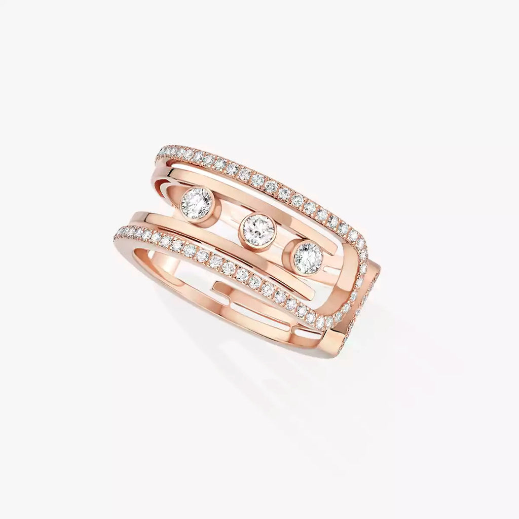 [Aura ] Move 10th Diamond Ring in Gold