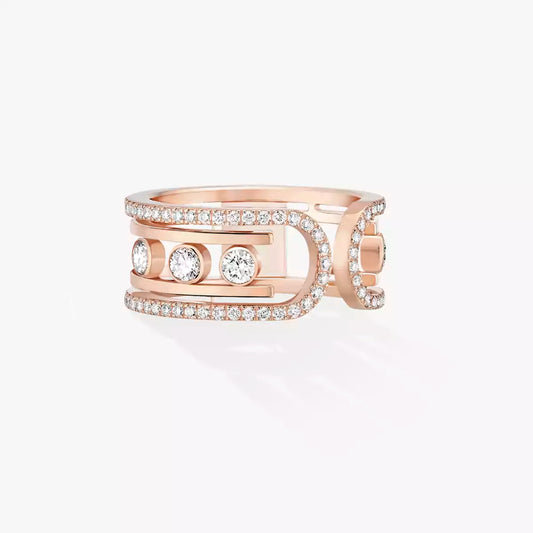 [⭐Aura ]Move 10th Diamond Ring in Gold