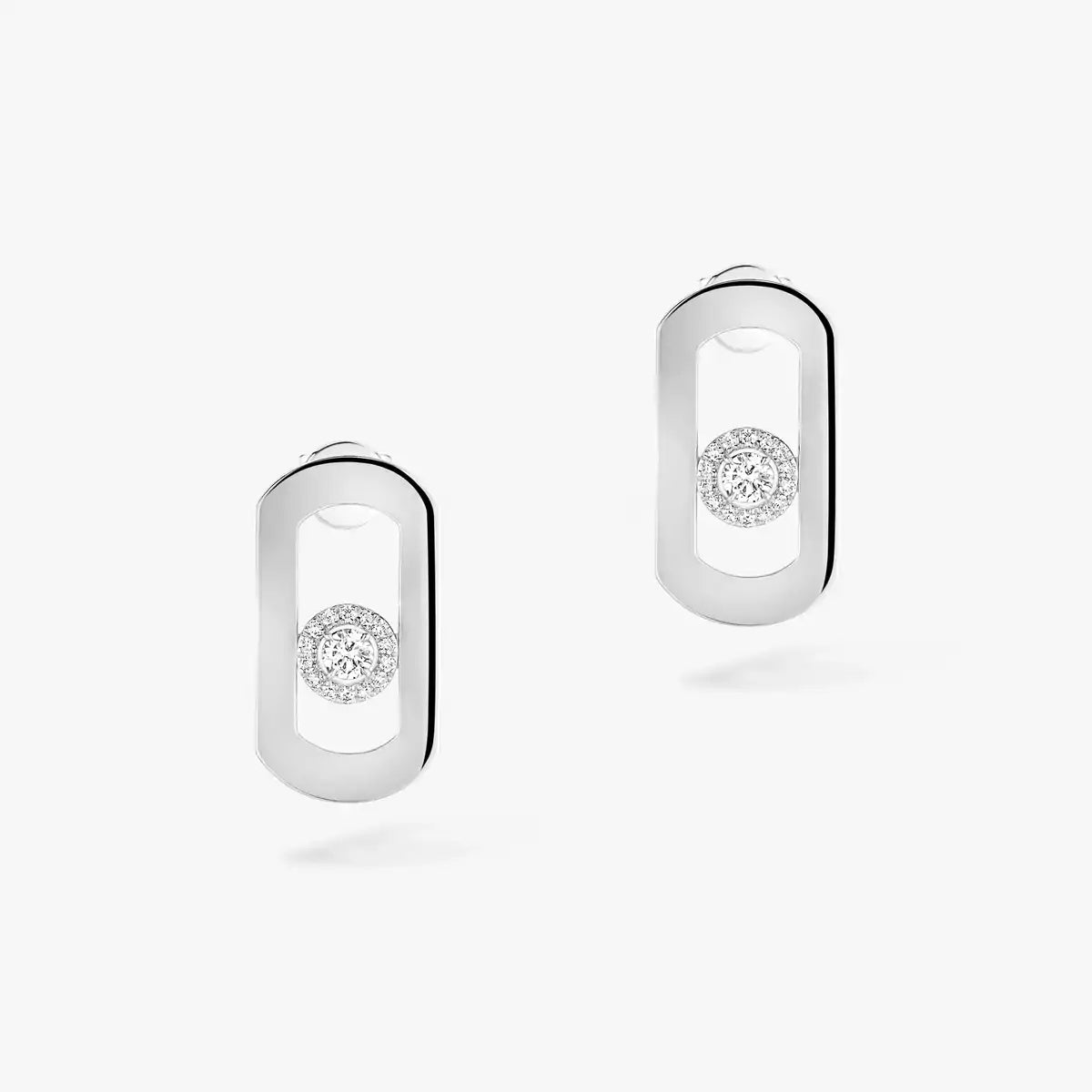 [Aura ]So Move Diamond Earrings in Yellow Gold