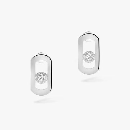 [⭐Aura ]So Move Diamond Earrings in Yellow Gold