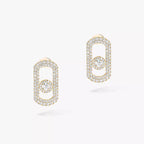 [Aura ]So Move Pave_-Set Diamond Earrings in Silver