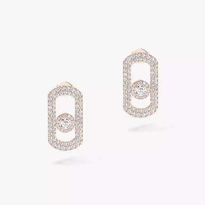 [⭐Aura ]So Move Pave_-Set Diamond Earrings in Silver