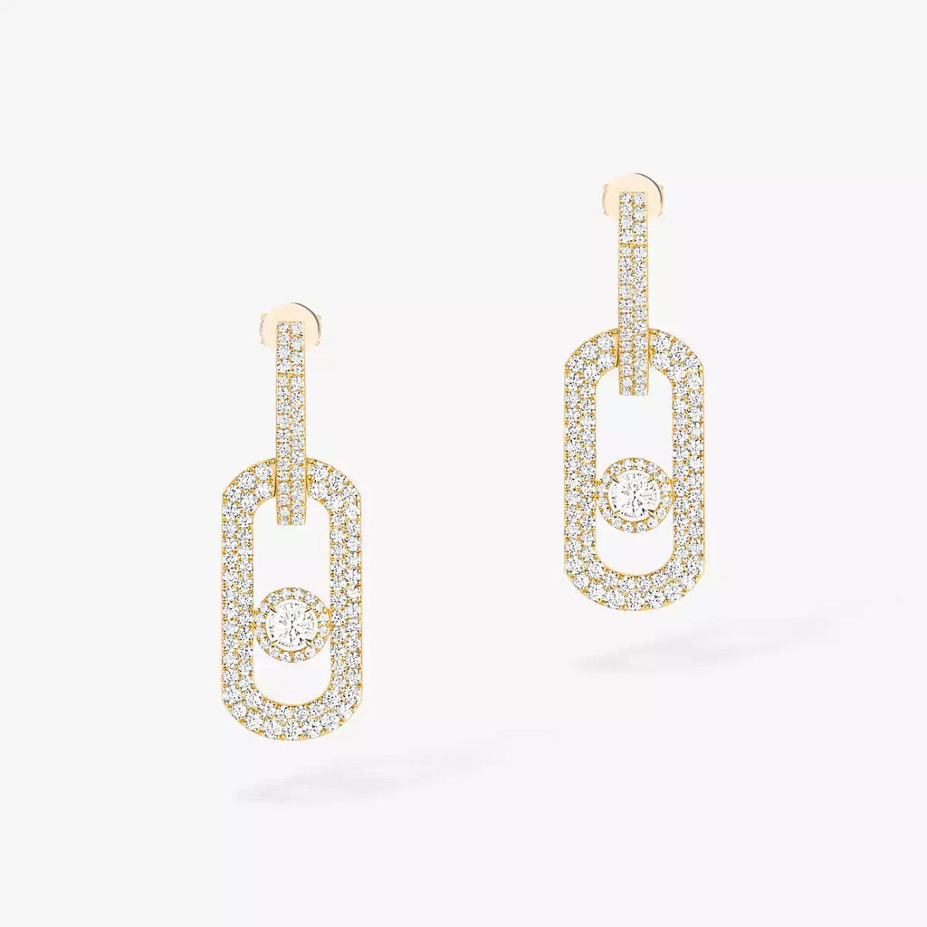 [Aura ]So Move XL Pave_-Set Diamond Pendant Earrings