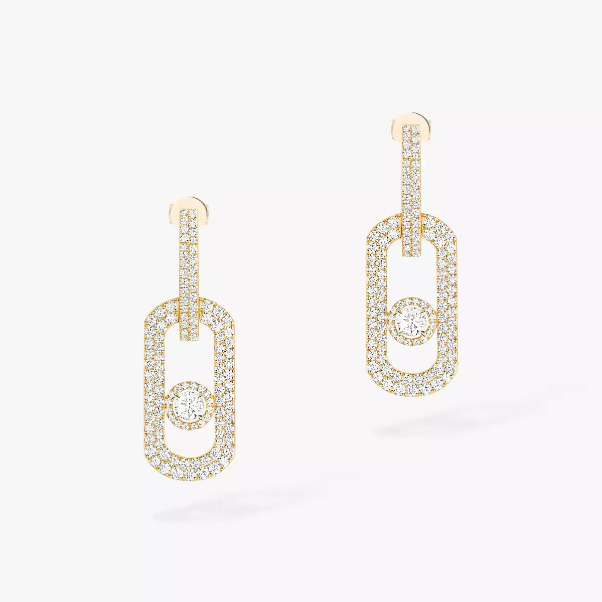 [Aura ]So Move XL Pave_-Set Diamond Pendant Earrings