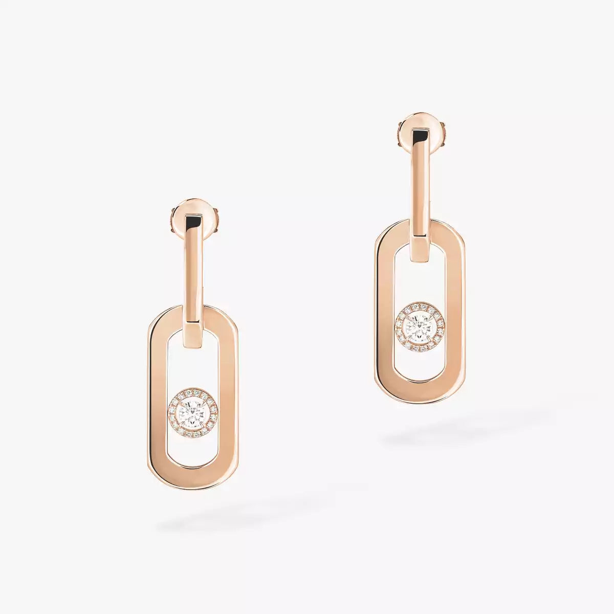 [Aura ]So Move XL Diamond Pendant Earrings