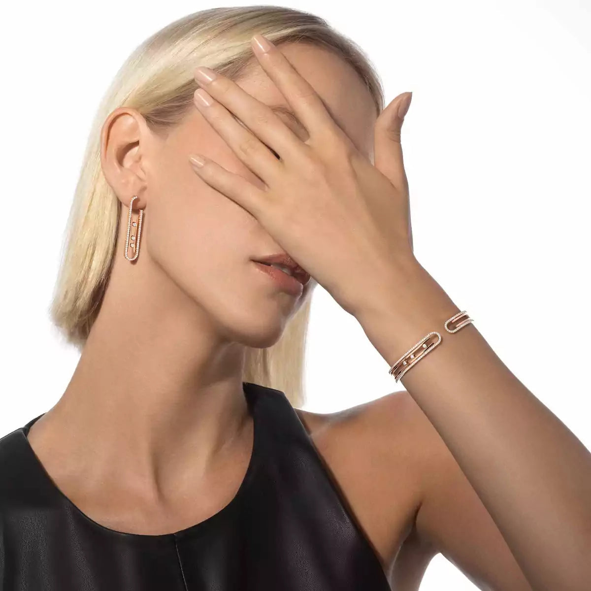 [Aura ]Diamond Pendant Earrings Move 10Th