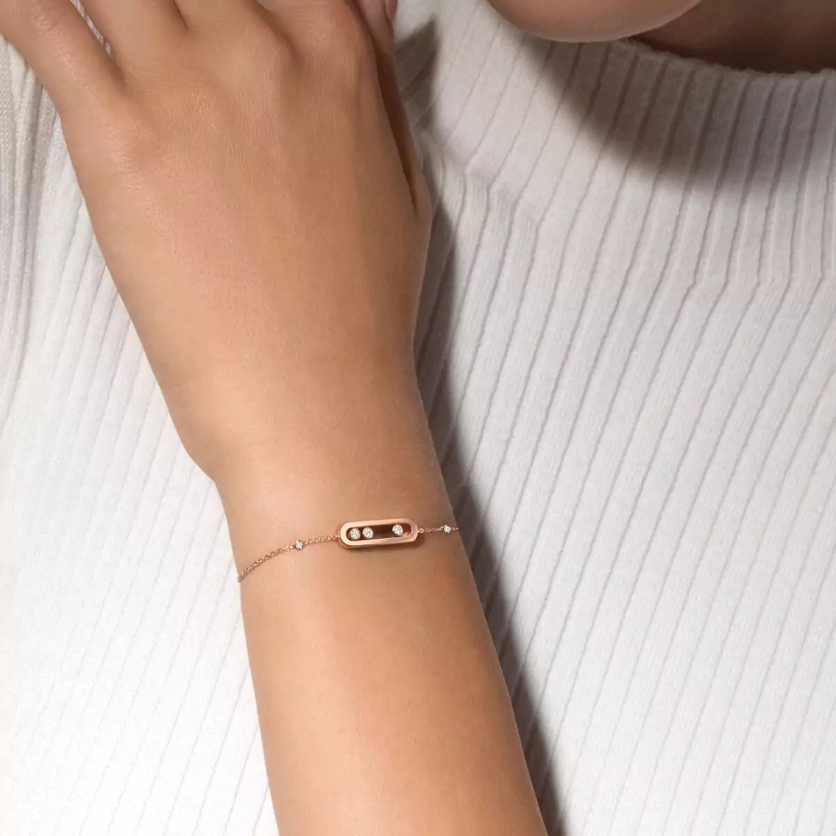 [Aura ]Baby Move Diamond Bracelet