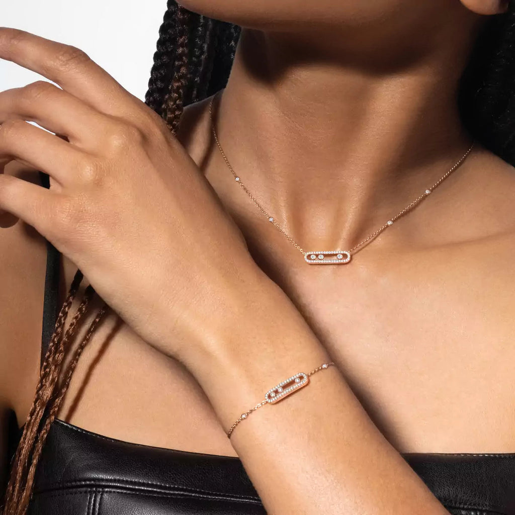 [Aura ]Pavé Baby Move Diamond Bracelet