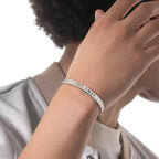 [Aura ]Move Noa Ciselé half pavé bangle