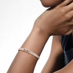 [Aura ]Move Noa Full Pavé Diamond Bangle Bracelet