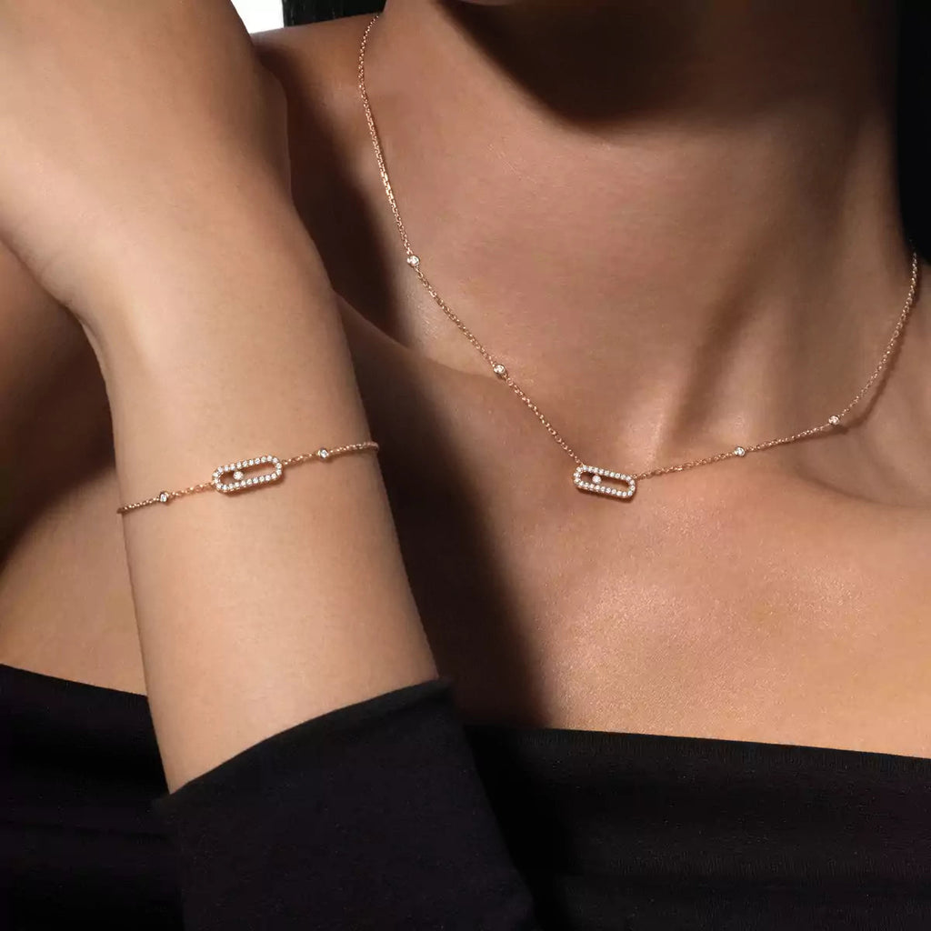 [Aura ] Diamond Necklace Move Uno