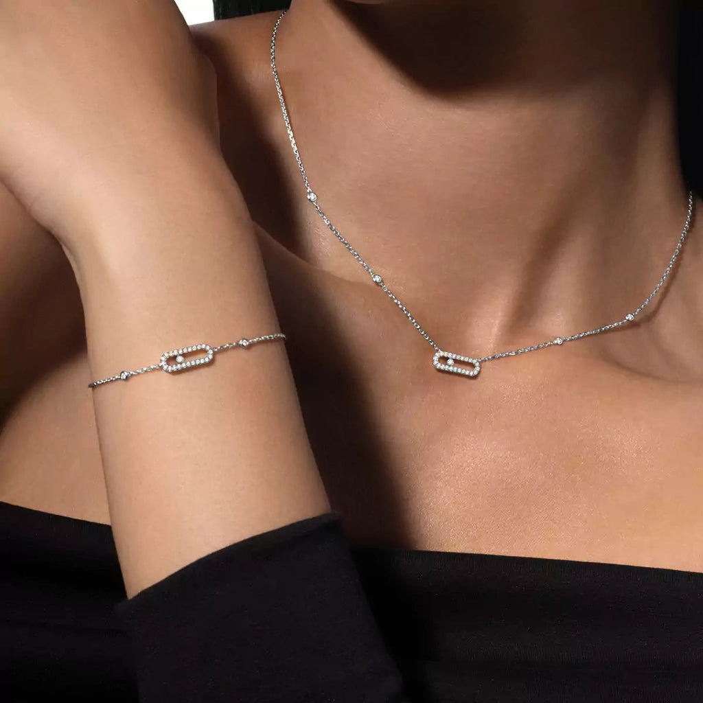 [Aura ] Diamond Necklace Move Uno