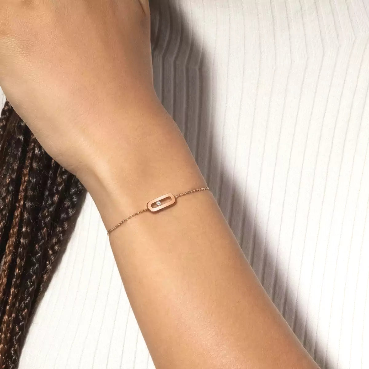 [Aura ]Move Uno Diamond Bracelet
