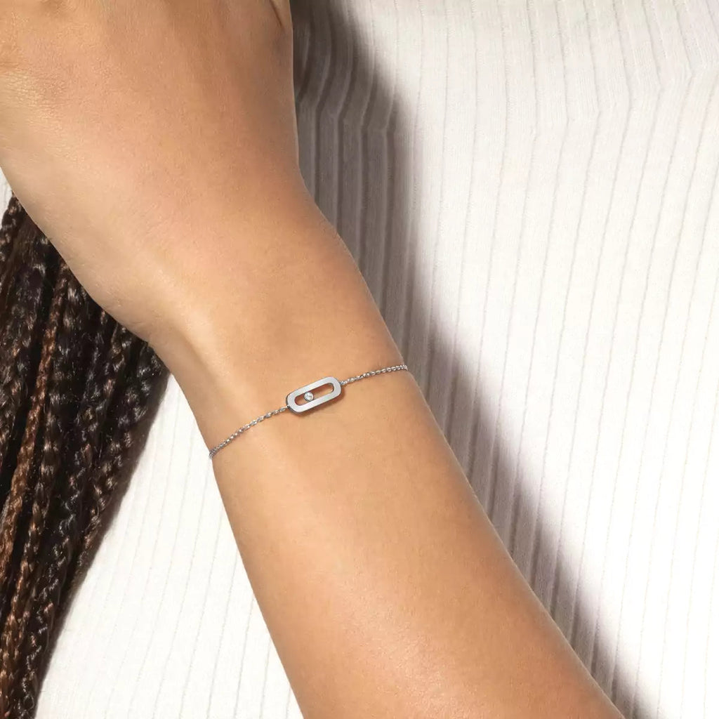 [Aura ]Move Uno Diamond Bracelet