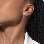 [Aura ]Move Uno Diamond Earrings