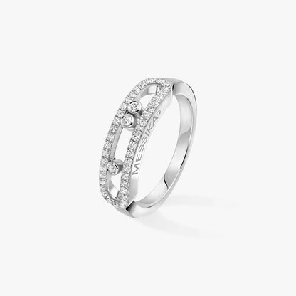 [⭐Aura ] Baby Move Gold Diamond Pave_ Ring