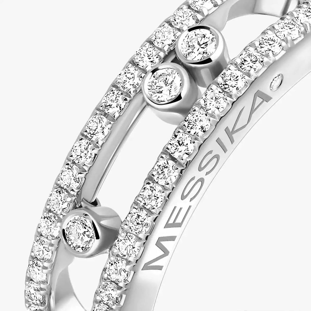 [Aura ]  Baby Move Gold Diamond Pave_ Ring