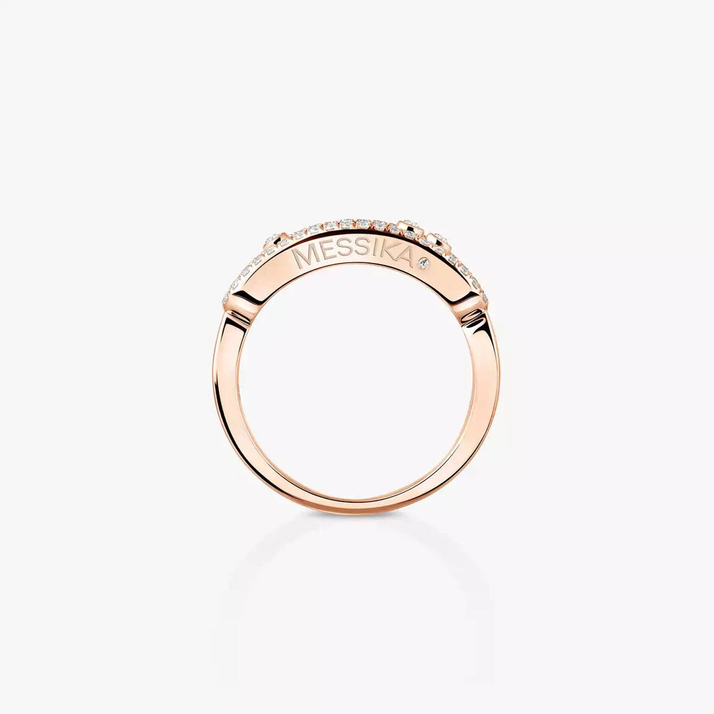[Aura ]  Baby Move Gold Diamond Pave_ Ring