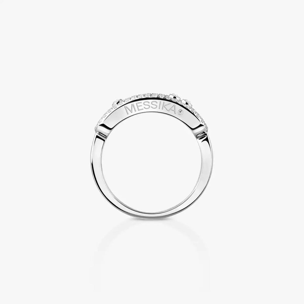 [Aura ]  Baby Move Gold Diamond Pave_ Ring