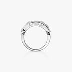[Aura ]  Move Gold Diamond Pave_ Ring