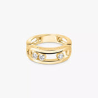 [Aura ]  MoveGold Diamond Ring