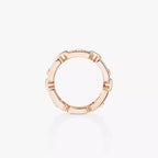 [Aura ] Beweglicher Link Pave_-Ring mit Diamanten in Gold