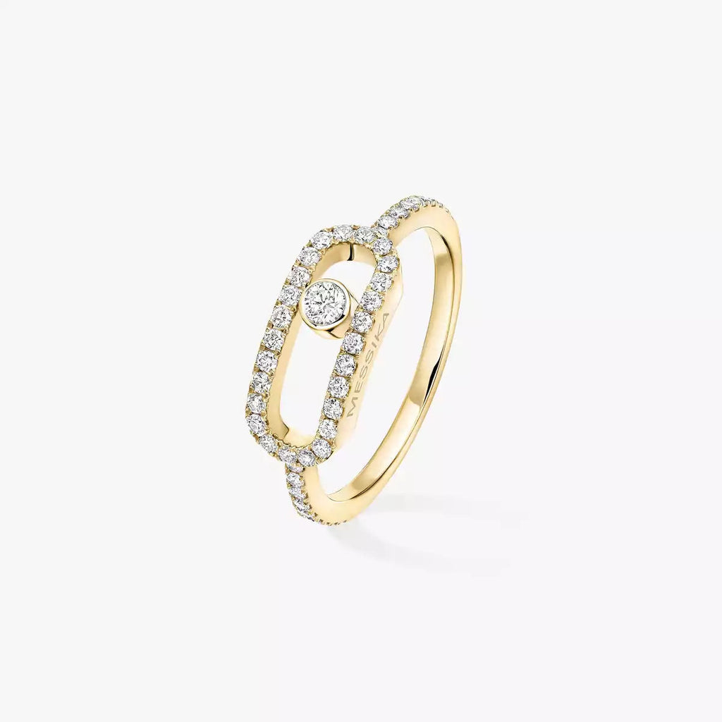 [Aura ] Beweglicher Uno Diamantring in Gold