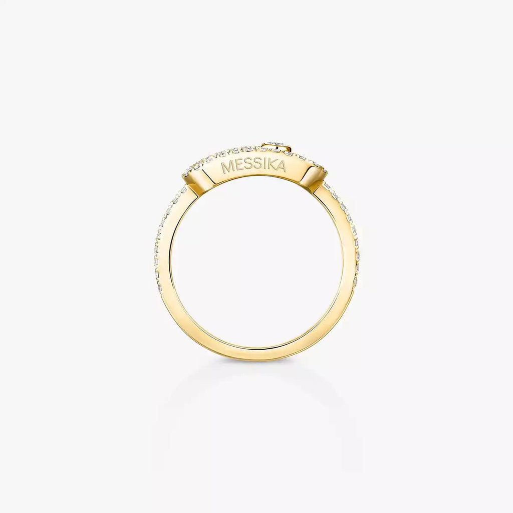 [Aura ] Beweglicher Uno Diamantring in Gold