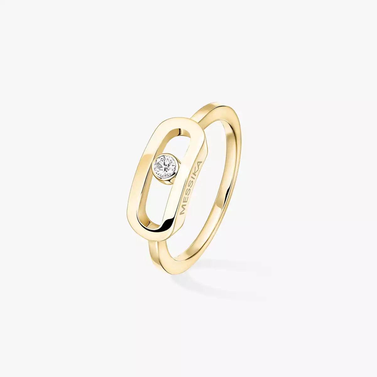 [⭐Aura ]Move Uno Diamond Ring in Gold