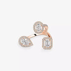[[Aura ]  Diamond Ring 0,25ct My Twin Trilogy