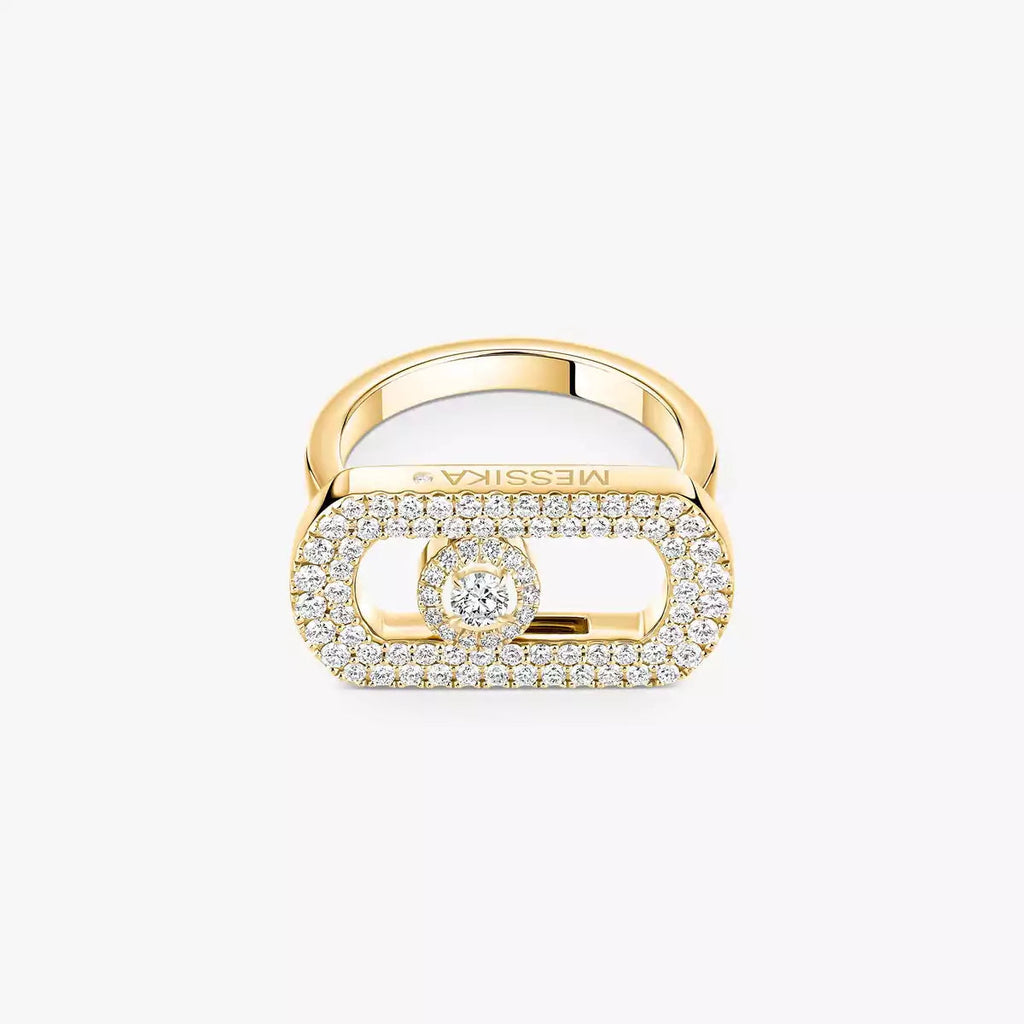 [Aura ] So Move Pave_-Set Diamond Ring