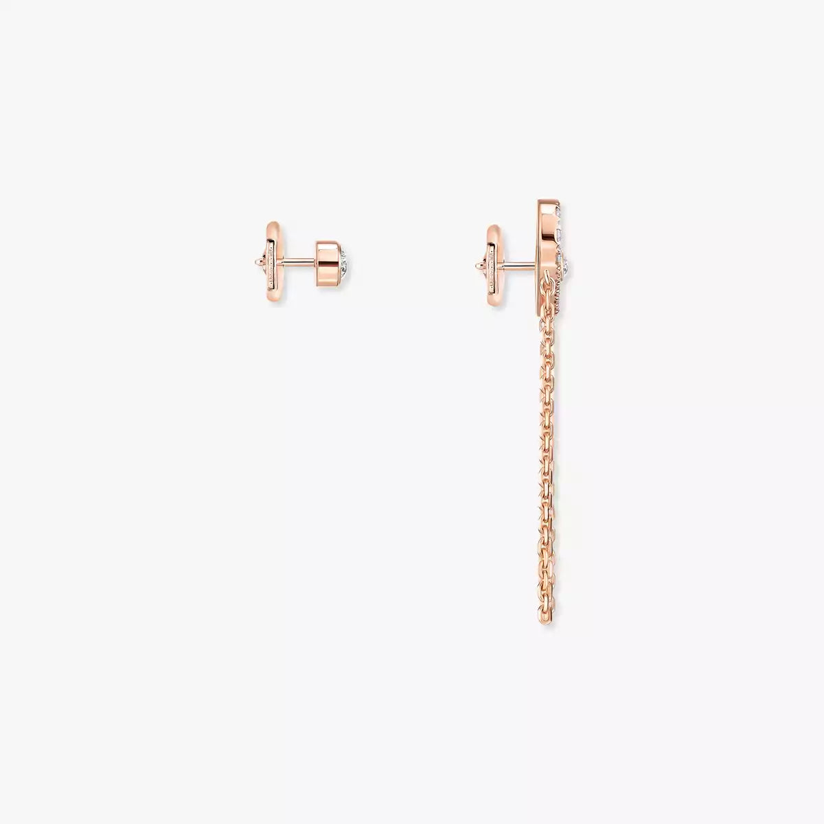 [Aura ]Move Uno Diamond Earrings